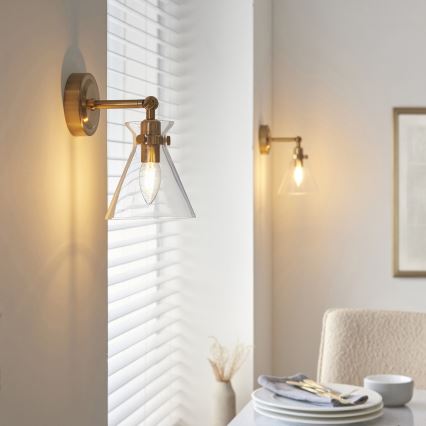 Endon 112861 - Kinkiet punktowy HARLOW 1xE14/7W/230V złoty