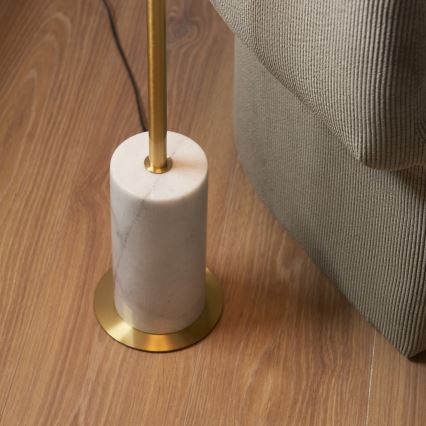 Endon 114208 - Lampa podłogowa BERTOIA 1xE27/10W/230V mosiądz
