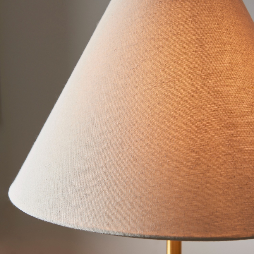 Endon 114209 - Lampa stojąca 1xE27/10W/230V beżowa/złota