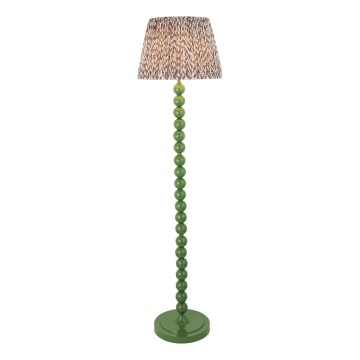Endon 114634 - Lampa podłogowa HIGGLEDY 1xE27/10W/230V zielony/szary
