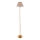 Endon 114785 - LED Ściemnialna akumulatorowa lampa podłogowa BURLEY LED/1,5W/5V mosiądz/szary