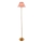Endon 114786 - LED Ściemnialna akumulatorowa lampa podłogowa BURLEY LED/1,5W/5V 3600 mAh mosiądz/różowy