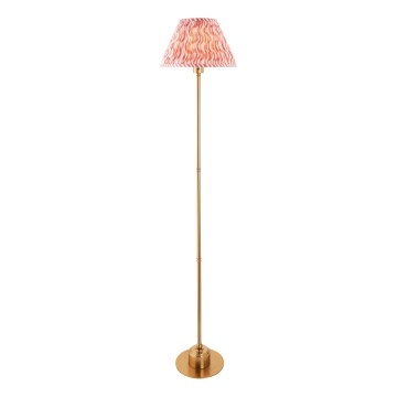 Endon 114786 - LED Ściemnialna akumulatorowa lampa podłogowa BURLEY LED/1,5W/5V mosiądz/różowy
