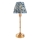 Endon 114796 - LED Ściemnialna akumulatorowa lampa stołowa BURLEY LED/1,5W/5V mosiądz/niebieski