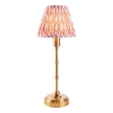 Endon 114804 - LED Ściemnialna akumulatorowa lampa stołowa BURLEY LED/1,5W/5V mosiądz/różowy