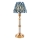 Endon 114846 - LED Ściemnialna akumulatorowa lampa stołowa MORTON LED/1,5W/5V 3600 mAh mosiądz/niebieska