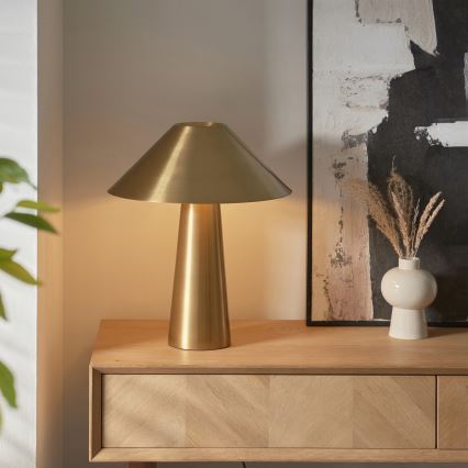 Endon 118685 - Lampa stołowa ISAK 1xE27/10W/230V złota