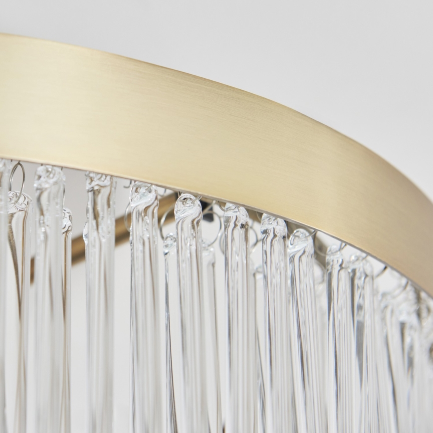 Endon 119109 - Przysufitowy żyrandol CLERMONT 3xE14/6W/230V mosiądz