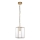 Endon 119142 - Żyrandol na łańcuchu HAMMOND 1xE27/10W/230V 17x17 cm mosiądz