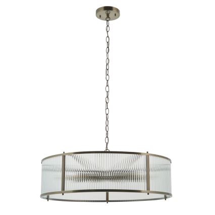 Endon 119455 - Żyrandol na łańcuchu RIDGETON 8xE14/7W/230V matowy chrom