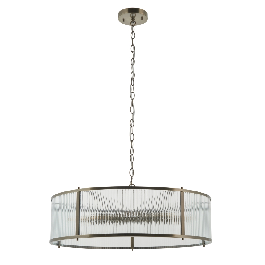 Endon 119455 - Żyrandol na łańcuchu RIDGETON 8xE14/7W/230V matowy chrom