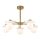 Endon 120037 - Żyrandol na pręcie CERCHIO 5xG9/5W/230V mosiądz