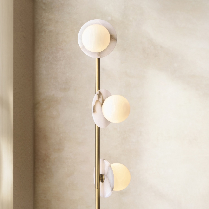 Endon 120042 - Lampa stojąca CERCHIO 3xG9/5W/230V mosiężna