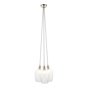 Endon 120644 - Żyrandol na lince 3xE27/10W/230V chrom błyszczący