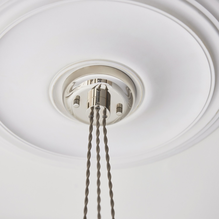 Endon 120652 - Żyrandol na linkach 3xE27/10W/230V chrom błyszczący