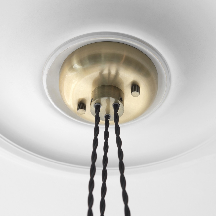 Endon 120656 - Żyrandol na linkach 3xE27/10W/230V mosiądz