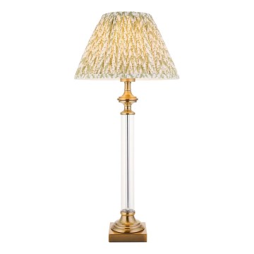 Endon 122515 - Lampa stołowa AVEBURY 1xE27/10W/230V mosiądz/zielony