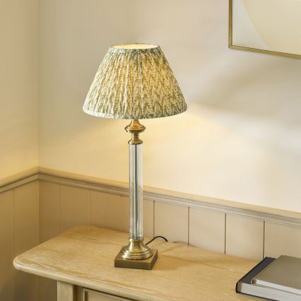 Endon 122515 - Lampa stołowa AVEBURY 1xE27/10W/230V mosiądz/zielony