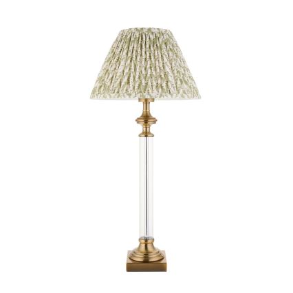 Endon 122515 - Lampa stołowa AVEBURY 1xE27/10W/230V mosiądz/zielony