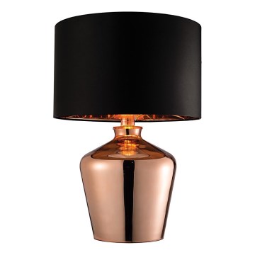 Endon 61149 - Lampa stołowa WALDORF 1xE27/10W/230V miedziany/czarny