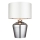 Endon 61198 - Lampa stołowa WALDORF 1xE27/10W/230V chrom błyszczący/biała
