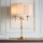Endon 63648 - Lampa stołowa STANFORD 2xE14/40W/230V mosiądz/beżowa
