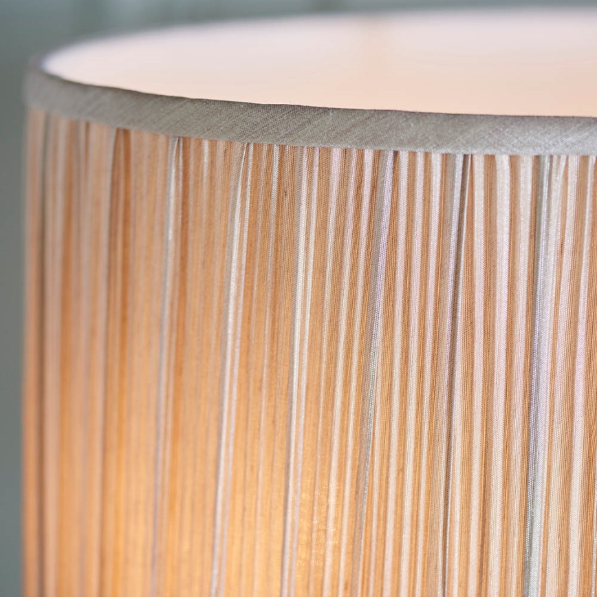 Endon 63648 - Lampa stołowa STANFORD 2xE14/40W/230V mosiądz/beżowa