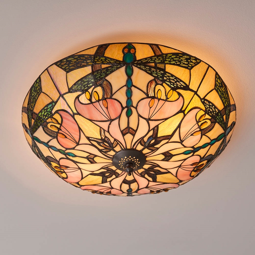Endon 63922 - Lampa sufitowa ASHTON 2xE27/60W/230V śr. 45 cm