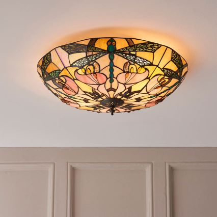 Endon 63922 - Lampa sufitowa ASHTON 2xE27/60W/230V śr. 45 cm