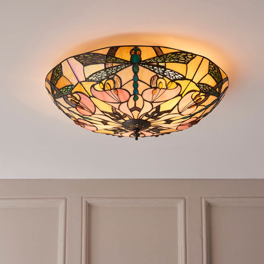 Endon 63922 - Lampa sufitowa ASHTON 2xE27/60W/230V śr. 45 cm