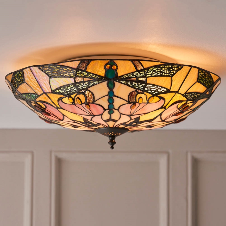 Endon 63922 - Lampa sufitowa ASHTON 2xE27/60W/230V śr. 45 cm