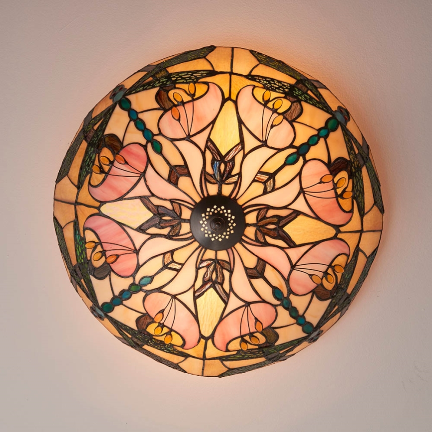 Endon 63922 - Lampa sufitowa ASHTON 2xE27/60W/230V śr. 45 cm