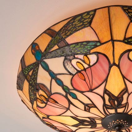 Endon 63922 - Lampa sufitowa ASHTON 2xE27/60W/230V śr. 45 cm