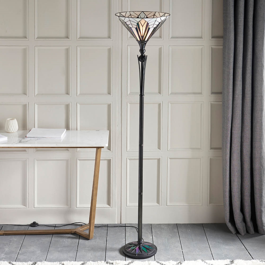 Endon 63933 - Lampa podłogowa ASTORIA 1xE27/60W/230V śr. 40 cm