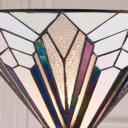 Endon 63933 - Lampa stojąca Tiffany ASTORIA 1xE27/60W/230V, śr. 40 cm