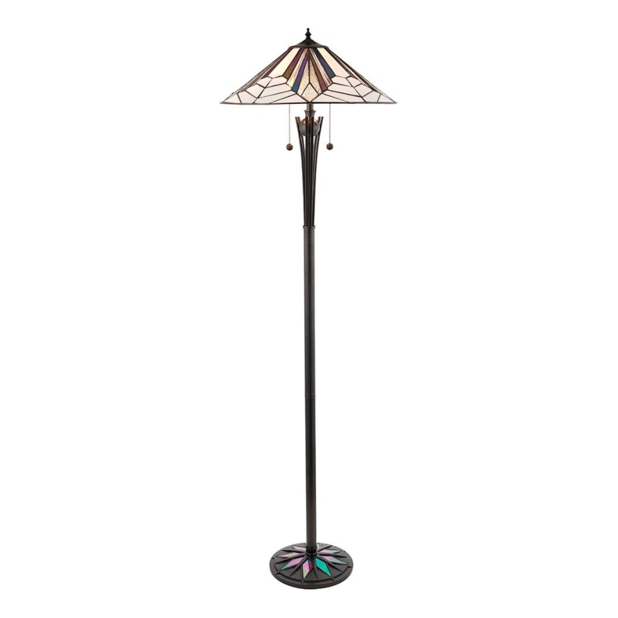 Endon 63934 - Lampa podłogowa ASTORIA 2xE27/60W/230V śr. 48 cm