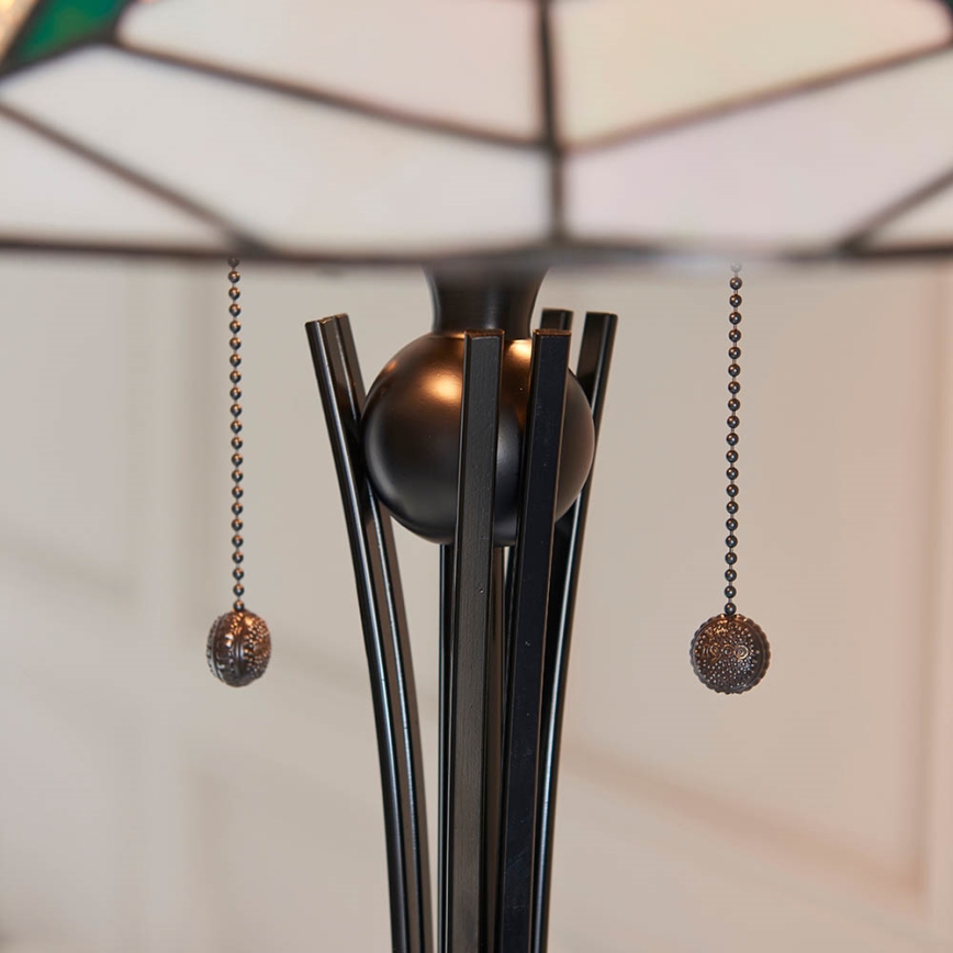 Endon 63934 - Lampa podłogowa ASTORIA 2xE27/60W/230V śr. 48 cm