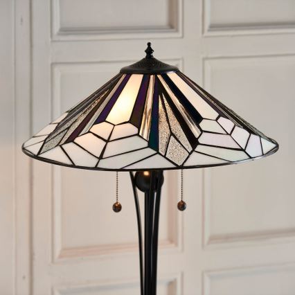 Endon 63934 - Lampa stojąca Tiffany ASTORIA 2xE27/60W/230V, śr. 48 cm