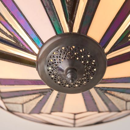 Endon 63935 - Lampa sufitowa Tiffany ASTORIA 2xE27/60W/230V śr. 48 cm