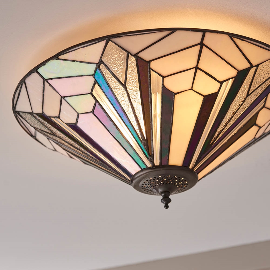 Endon 63935 - Plafon ASTORIA 2xE27/60W/230V śr. 48 cm