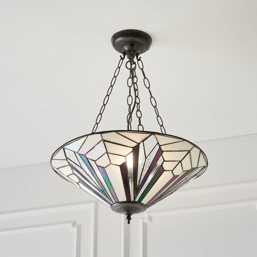 Endon 63936 - Żyrandol na łańcuchu ASTORIA 3xE27/60W/230V śr. 48 cm