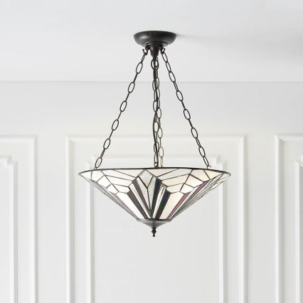 Endon 63936 - Żyrandol na łańcuchu ASTORIA 3xE27/60W/230V śr. 48 cm