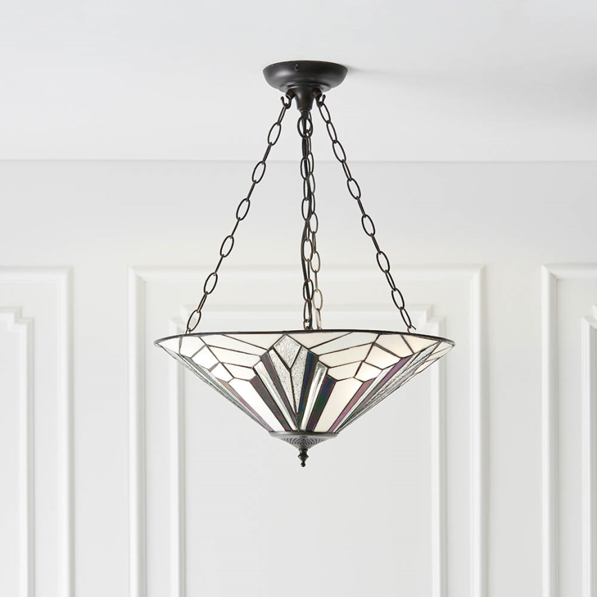 Endon 63936 - Żyrandol na łańcuchu ASTORIA 3xE27/60W/230V śr. 48 cm