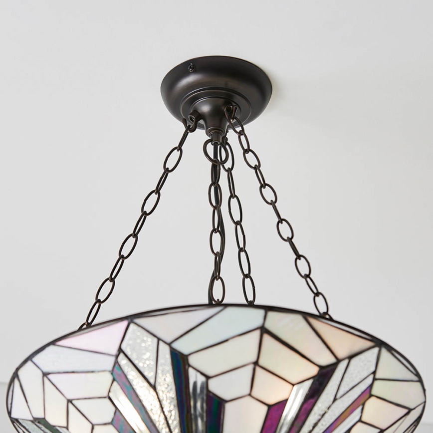 Endon 63936 - Żyrandol na łańcuchu ASTORIA 3xE27/60W/230V śr. 48 cm