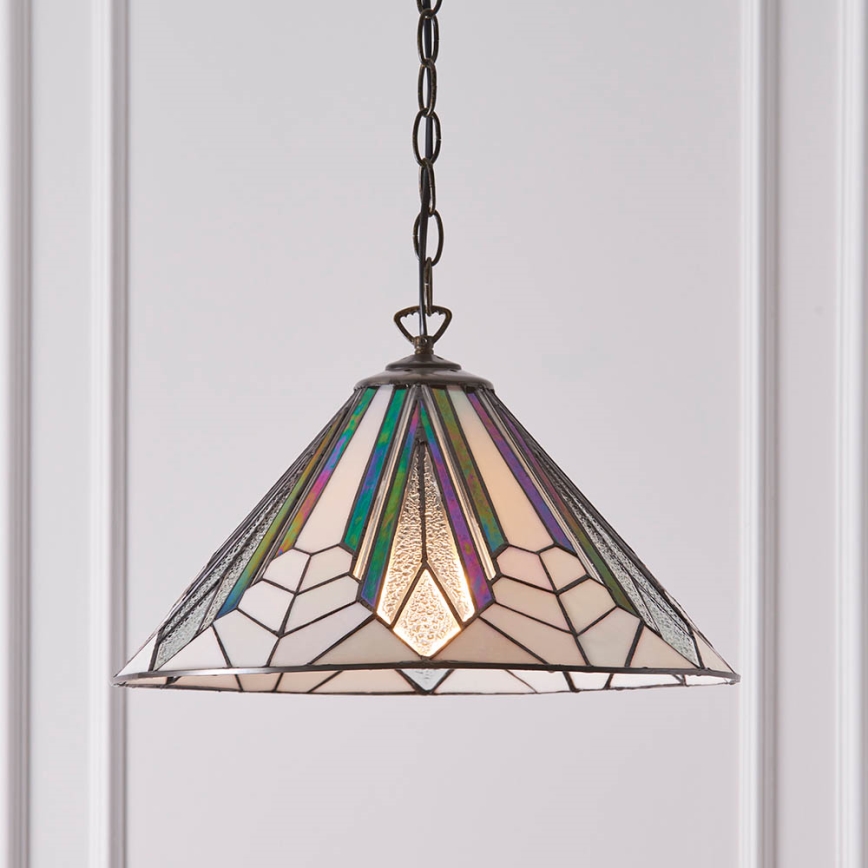 Endon 63937 - Żyrandol na łańcuchu ASTORIA 1xE27/60W/230V śr. 40 cm