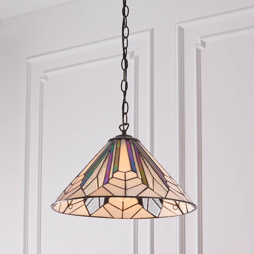 Endon 63937 - Żyrandol na łańcuchu ASTORIA 1xE27/60W/230V śr. 40 cm