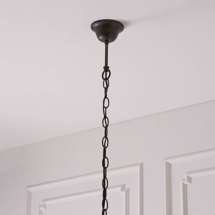 Endon 63937 - Żyrandol na łańcuchu ASTORIA 1xE27/60W/230V śr. 40 cm
