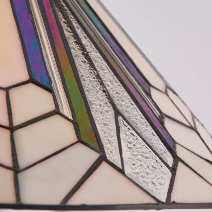 Endon 63937 - Żyrandol na łańcuchu Tiffany ASTORIA 1xE27/60W/230V śr. 40 cm