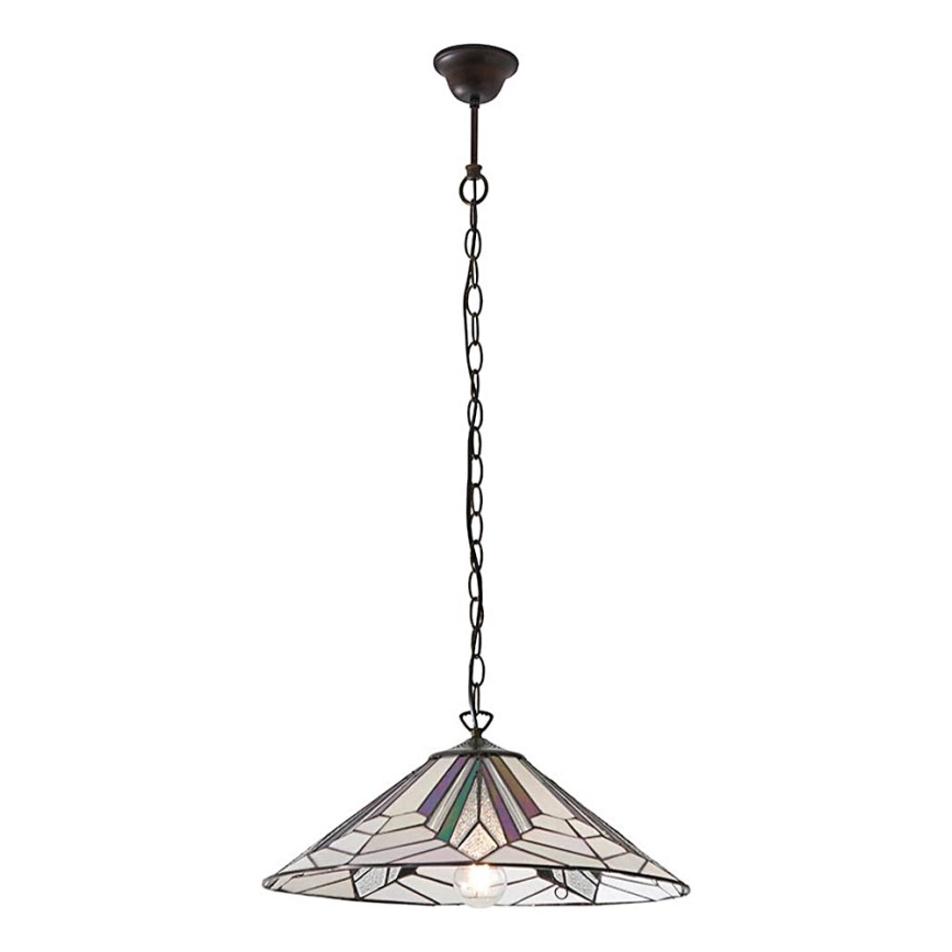 Endon 63938 - Żyrandol na łańcuchu ASTORIA 1xE27/60W/230V śr. 48 cm