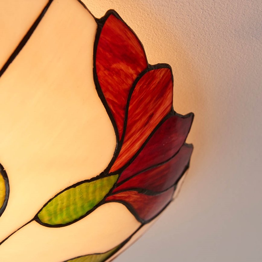 Endon 63960 - Lampa sufitowa Tiffany BOTANICA 2xE27/60W/230V śr. 45 cm